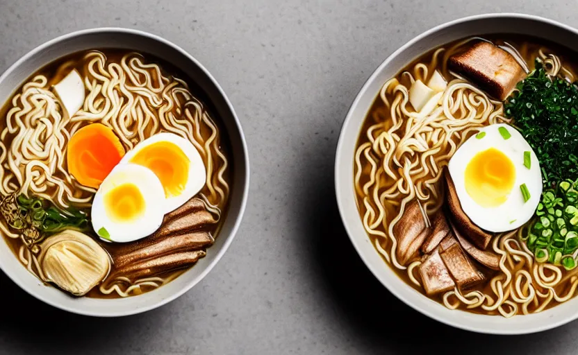 Image similar to a bowl of ramen soup, natural light, cinematic lighting, 8 k