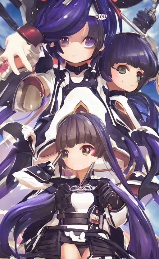 Prompt: the front of a modern trading card, high details, high resolution, azur lane style, no artifacts, noise filtered