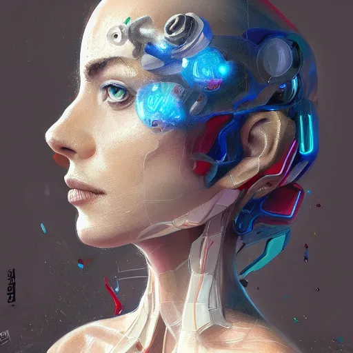 Prompt: a finely detailed portrait of a morph between the discord and youtube icon, futuristic, intricate, elegant, digital painting, trending on Artstation, concept art, smooth, sharp focus, illustration, by Ruan Jia and Mandy Jurgens and Artgerm and and william-adolphe bouguerea, award winning