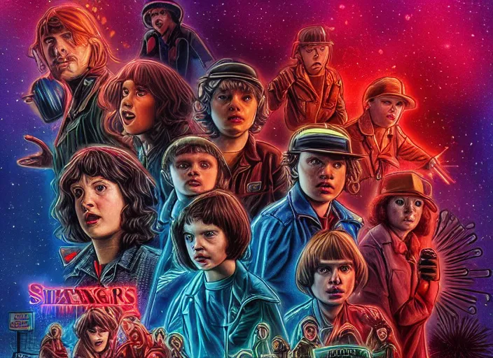 ArtStation - STRANGER THINGS 5 POSTER FANART