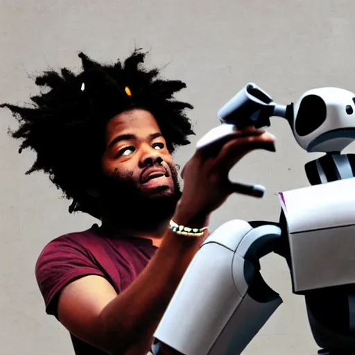 Image similar to picture of capital steez freeing the robots