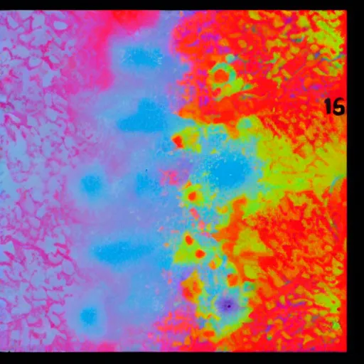 Image similar to those shifting blobs of color we see when we close our eyes