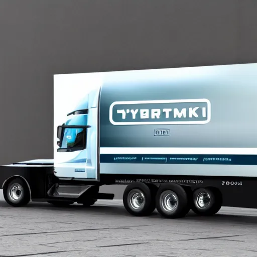 Prompt: cybertruck, minimalist advertisment