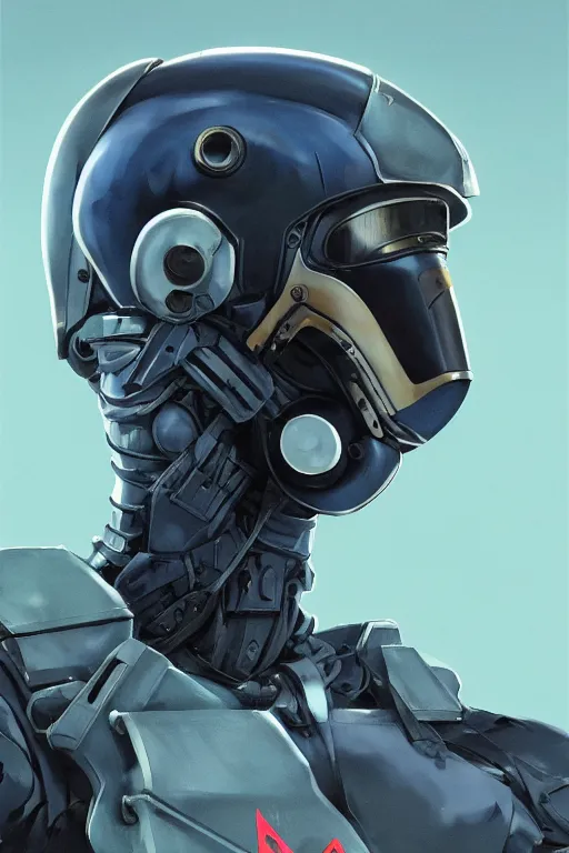 Image similar to robot ninja mask helmet metal gear solid training suit swat commando, aesthetic octane render, 8 k hd resolution, by ilya kuvshinov and cushart krentz and gilleard james, by carl warner and jim woodring, trending on artstation : 1. 5, sweet joy harmony color scheme