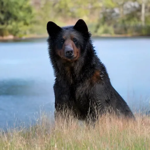 Image similar to dog bear, bear dog