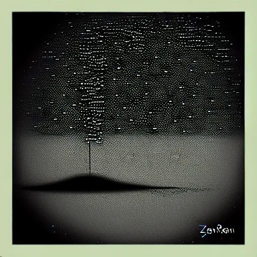 Image similar to zen rain ink