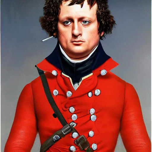 Prompt: napoleon portrait photo by martin schoeller