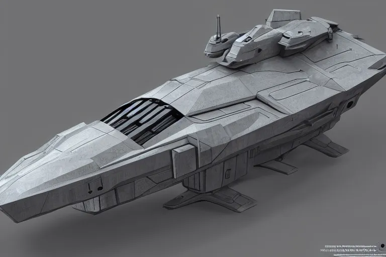 Image similar to concept art of a futuristic military boat, 8 k uhd, in gunmetal grey, extremely symmetrical, blueprint schematics, orthographic views, top down view, bottom view, side view, mecha inspired, gun turret, robotic, highly detailed, artstation, pinterest, super realistic, hard surface model, autodesk maya, octane render