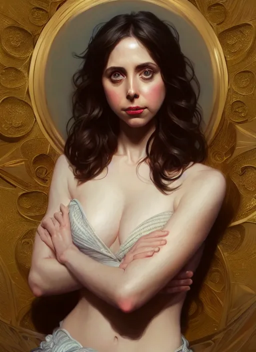 Image similar to ultra realistic illustration, handsome alison brie. intricate, elegant, highly detailed, digital painting, artstation, concept art, smooth, sharp focus, illustration, art by artgerm and greg rutkowski and alphonse mucha and wlop