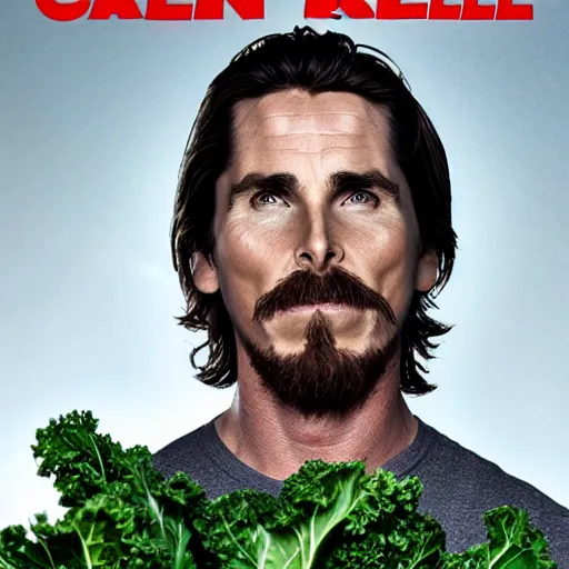 Image similar to christian bale as a kale