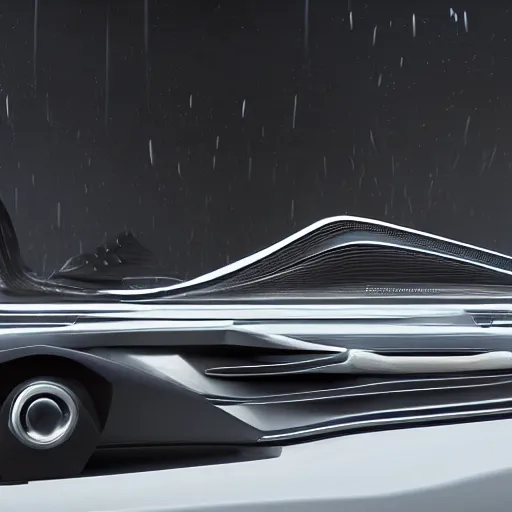 Image similar to sci-fi car and wall structure in the coronation of napoleon painting by Jacques-Louis David in the blade runner 2049 film and point cloud in the middle and everything in form of zaha hadid architects artwork by caravaggio unreal engine 5 keyshot octane lighting ultra high detail ultra hyper realism 8k 16k in plastic dark tilt shift full-length view