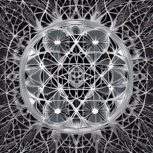 sacred geometry mandala, hyperrealistic, octane | Stable Diffusion ...