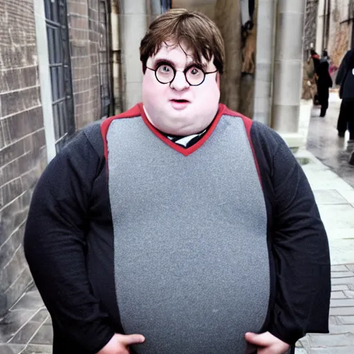 Image similar to obese harry potter