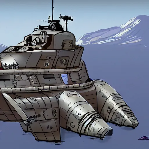 Prompt: scout spaceship with 100-ton hull used for exploration survey and courier duties, artwork for the Traveller rpg
