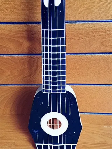 Image similar to star wars themed ukulele