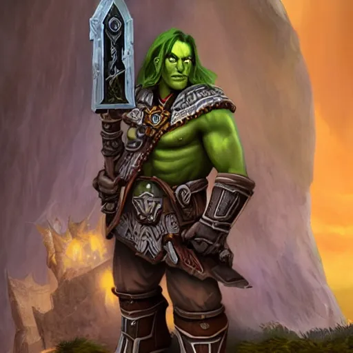 Image similar to Bob Odenkirk as a World of warcraft character, in world of warcraft