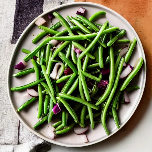 Image similar to onion jolly rancher green bean juniper salad