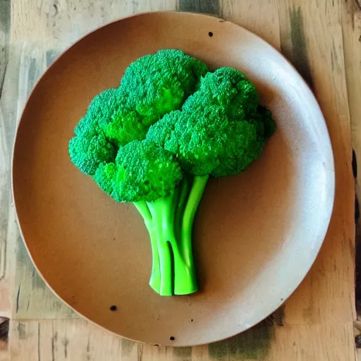 Image similar to hasan piker made out of broccoli