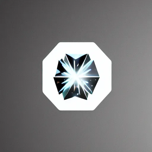 Image similar to a shining diamond on a black background