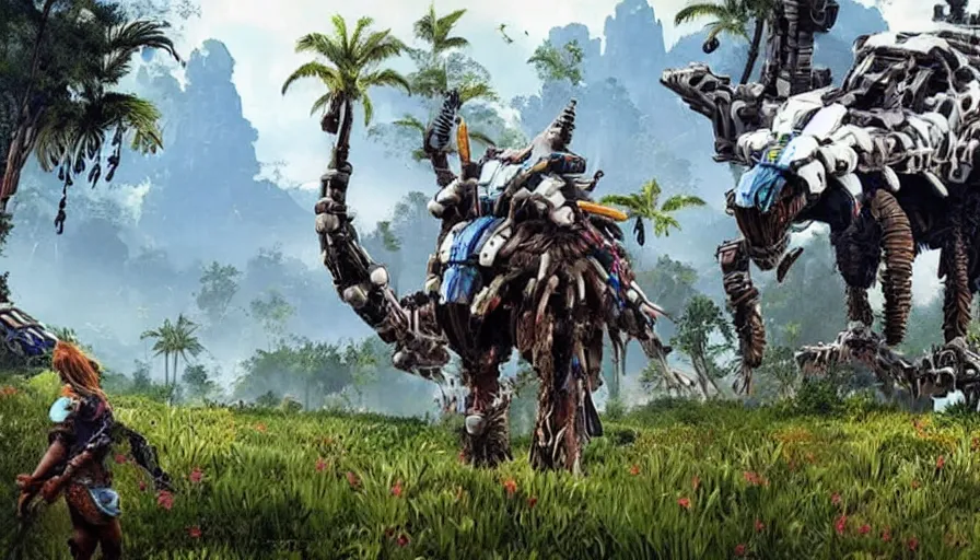 Image similar to a machine from horizon zero dawn invading kerala