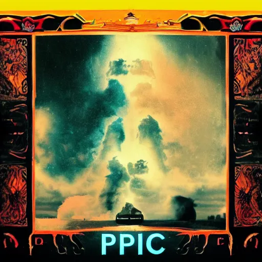 Image similar to epic album art, cover art, poster, dramatic