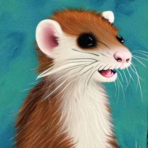 Image similar to Furry ferret art