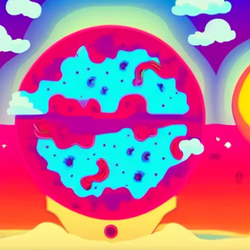 Prompt: cursed Kurzgesagt video of weird physics shit