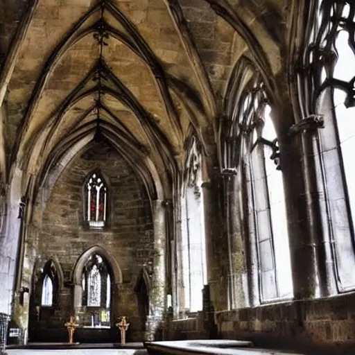 Prompt: st. conan's kirk castle, scotland