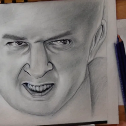 Image similar to drawing of comedian jim norton