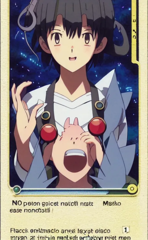 Prompt: a pokemon go card from 1 9 5 0, illustration, concept art, anime key visual, trending pixiv fanbox, by wlop and greg rutkowski and makoto shinkai and studio ghibli and kyoto animation, symmetrical facial features, pocket monster companion, front trading card cg