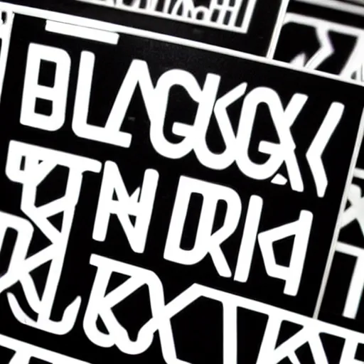 Image similar to black on white typography stickers writtern tomek in style of david rudnick, eric hu, y 2 k, brutalism