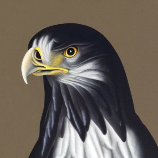 Prompt: gothic portrait of a sneak eagle hybrid