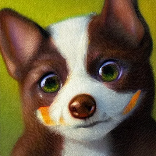 Image similar to the cuttest thing in the world. art by carl brenders. close up, warm light. extremely high detail