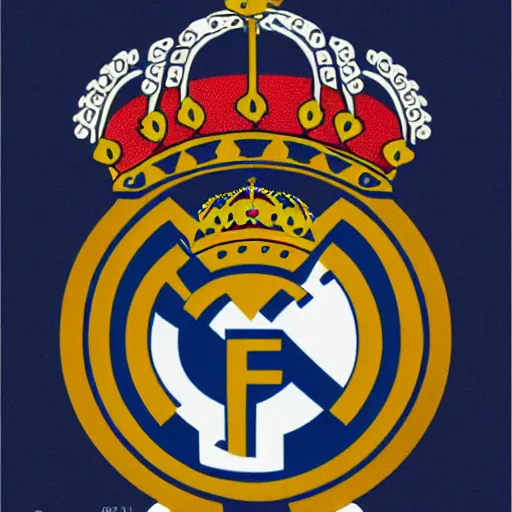 Image similar to A wolf with a crown on his head and a Real Madrid shirt, detailed