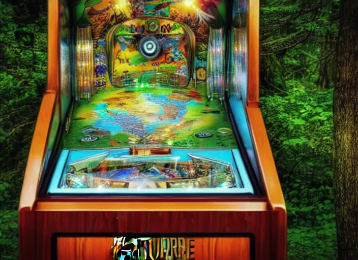 Image similar to nature photography of a wild pinball in it's natural habitat, national geography, award winning photo, realistic photo, 4 k, 8 k