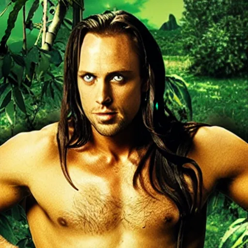 Prompt: photo of tarzan as jesse pinkman in breaking bad