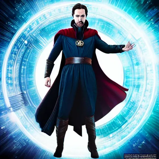 Prompt: christian bale as doctor strange, marvel, photography, movie,