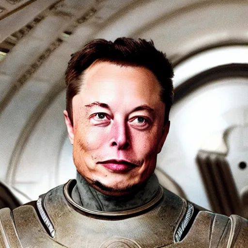 Image similar to Elon Musk as Emperor Shaddam IV, in Dune