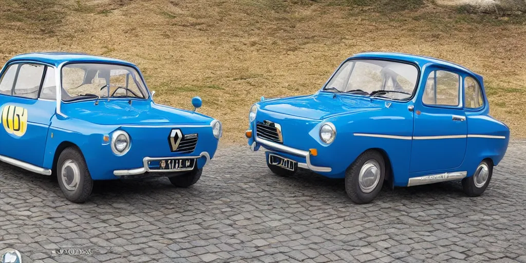 Prompt: “2022 Renault 8 Gordini, 4K, ultra realistic”