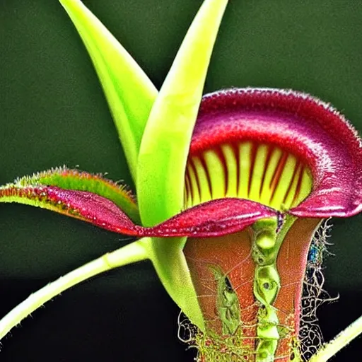 Prompt: stunning award winning hyperrealistic hdr 8 k highly detailed photo of a carnivorous plant eating garry busey, carnivorous plant, 🌱,