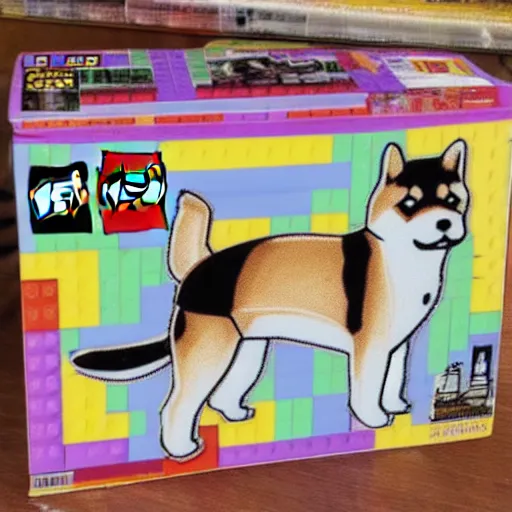 Image similar to Shiba Inu lego piece