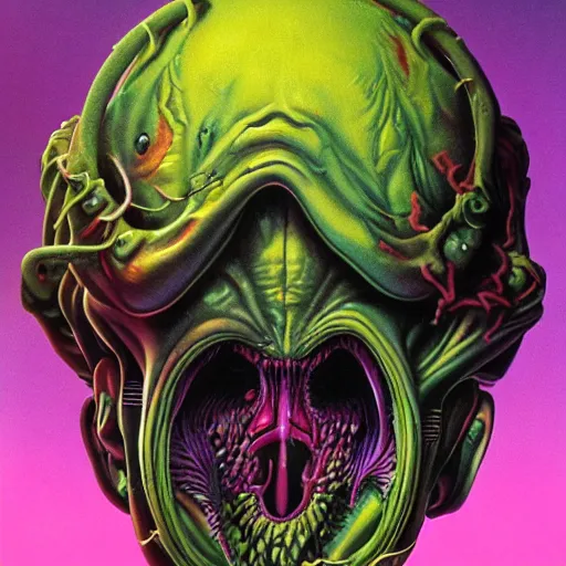 Image similar to thrash metal album cover in the style of wayne barlowe and kenny scharf and mark arian, realistic, insanely detailed, soft, smooth, airbrush, play-doh