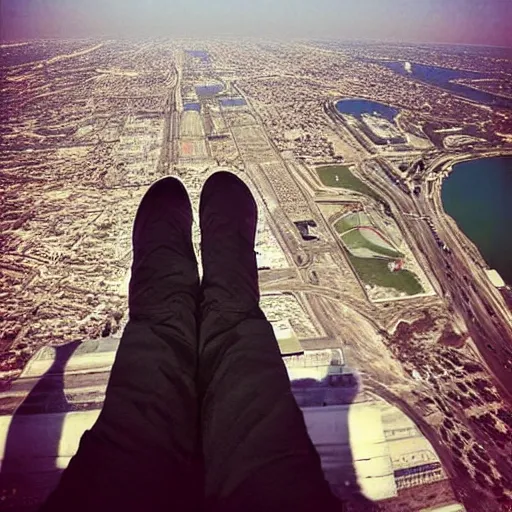 Image similar to “Michael Jackson Moonwalking on top of the St.Louis Arch”