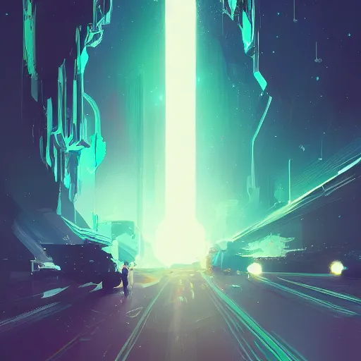 Image similar to a star is born by james gilleard and liam wong and jeremy mann, nebula, stars, cosmic, illustration, featured on artstation