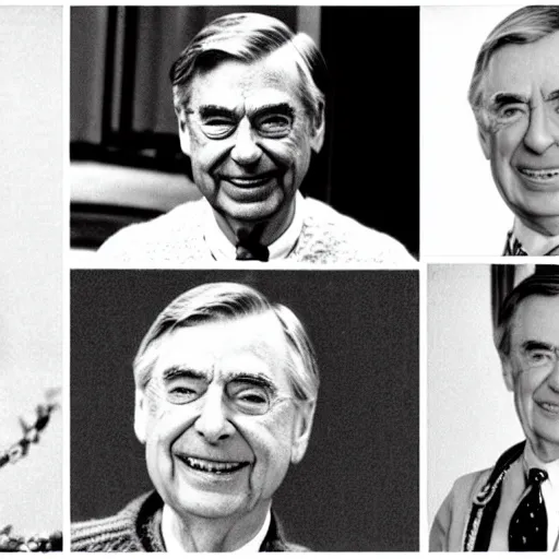 Prompt: Mr. Rogers with down syndrome