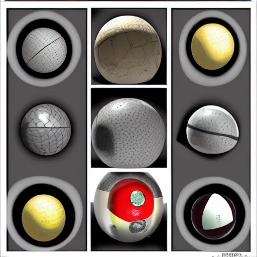 bowling ball cross section | Stable Diffusion