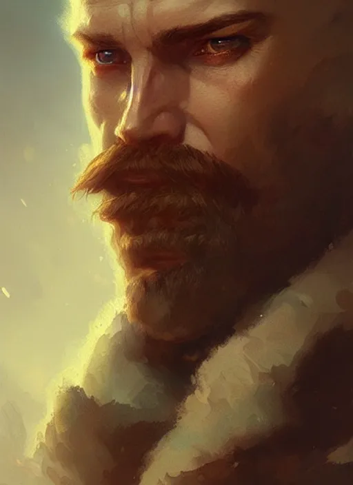 Image similar to portrait of captain man, victorian, concept art, detailed face, fantasy, close up face, highly detailed, cinematic lighting, digital art painting by greg rutkowski