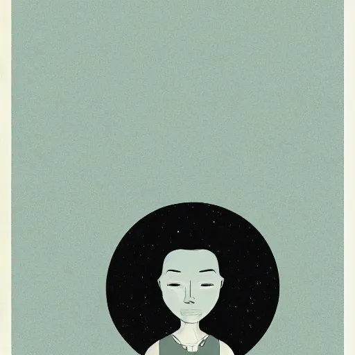 Image similar to illustration of to pout, sullen, showing irritation or ill humor by a gloomy silence or reserve. in colors # 1 1 3 4 a 6, # 7 3 c 2 fb, # 6 6 9 3 fs, # 9 8 fb 9 8, # 0 1 7 9 6 f, by studio multi and victo ngai, malika favre