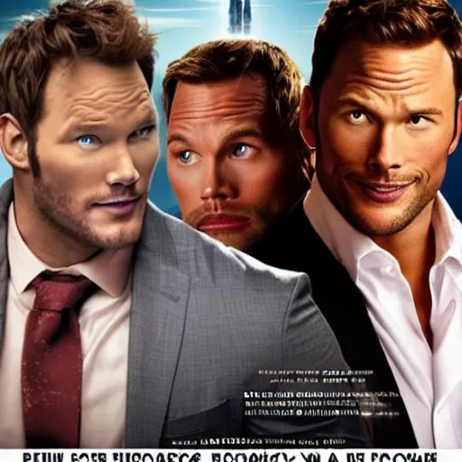 Prompt: Romantic comedy, Chris Pratt and Dwayne Johnson, movie poster.