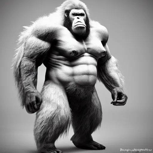Prompt: extremely scary angry old tough rough looking albino gorilla. scars, scary, gruffness, interesting 3 d character concept by square enix, in the style of league of legends, hyper detailed, character modeling, cinematic, final fantasy, character concept, ray tracing, fur details, maya, c 4 d, artstation